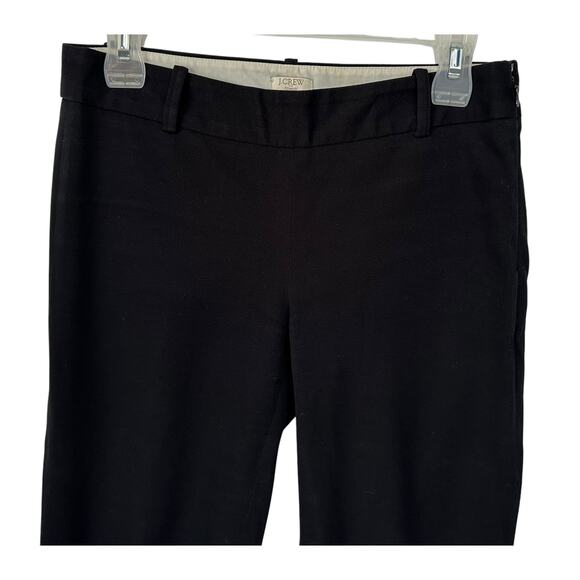 J. Crew Winnie Pant in Black Stretch Twill Cotton Low-Rise Ankle Size 0 - Picture 5 of 11